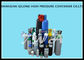 Μπλε άνευ ραφής συμπιεσμένου οξυγόνου δεξαμενή κυλίνδρων αερίου χάλυβα βιομηχανική 0.3-80L προμηθευτής